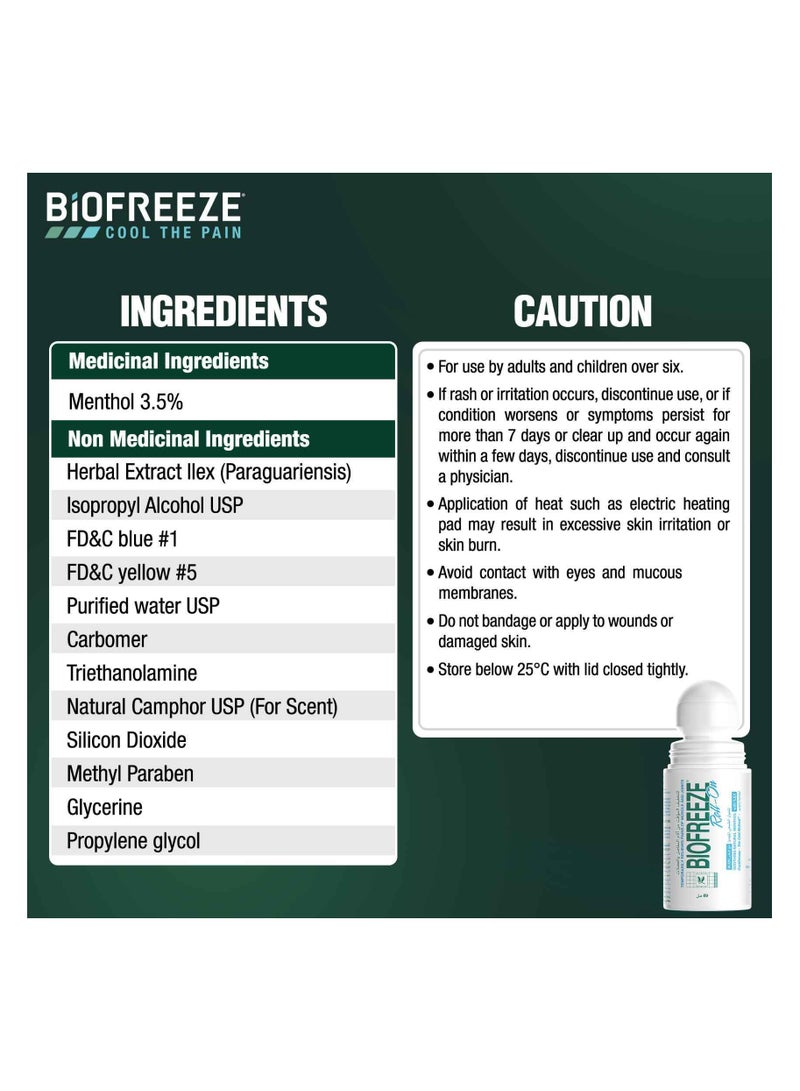 Biofreeze Pain Relief Roll On 89 ML