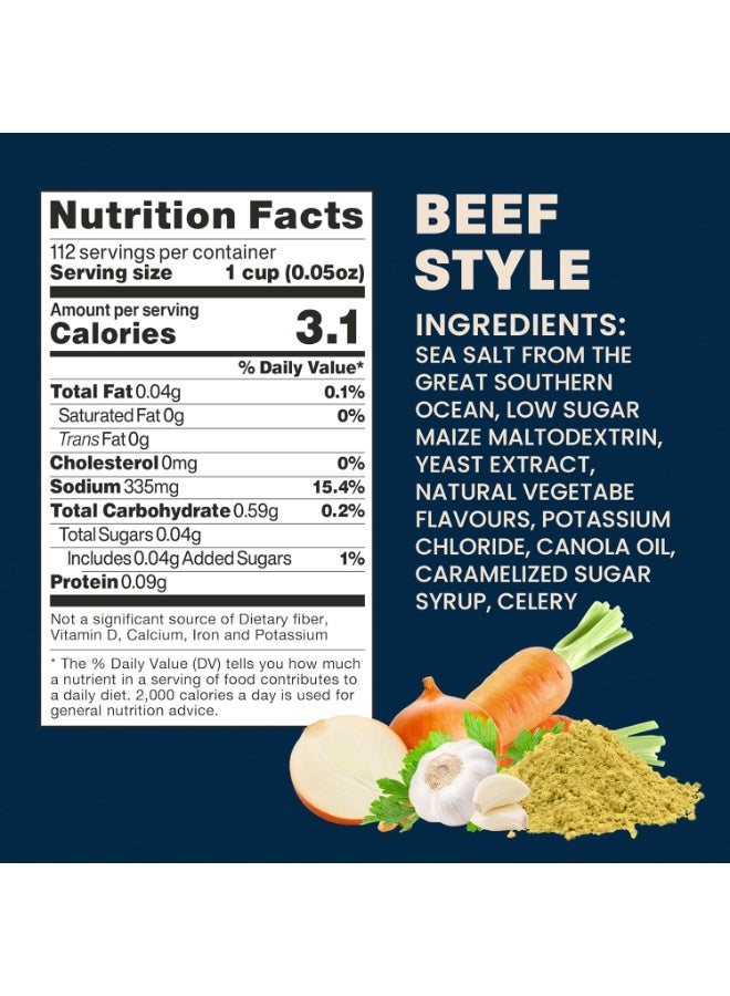Massel Beef Style Stock Powder - Plant Based, 168G