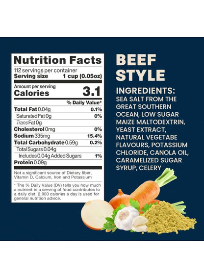 Massel Beef Style Stock Powder - Plant Based, 168G