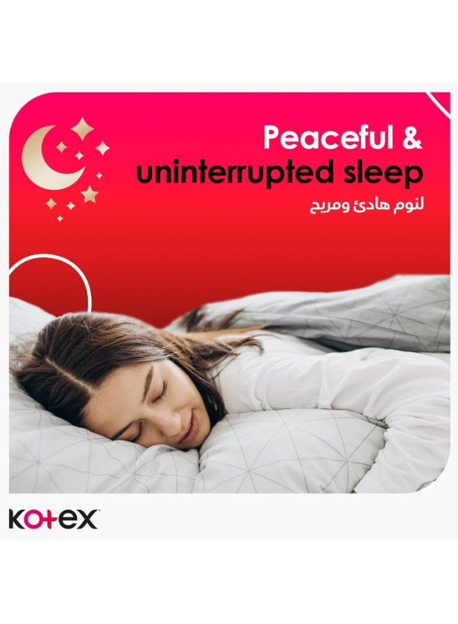 Kotex Maxi Protect Overnight Pads 16 Count