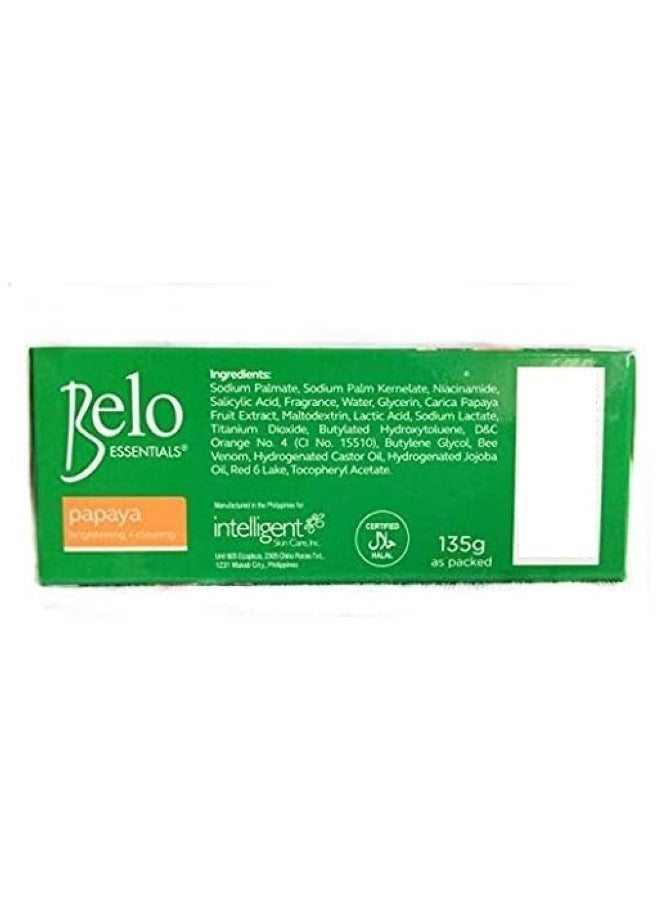 Belo Essentials Papaya Brightening Soap 135g