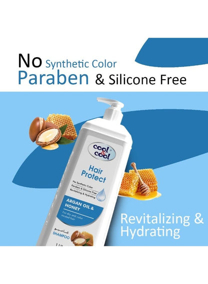 Cool & Cool Argan Oil & Honey Shampoo 1 L