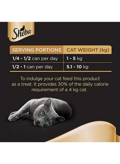 Sheba Tuna and Salmon in Gravy Cat Food 85g