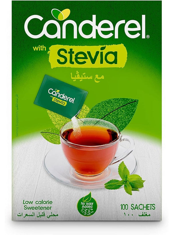 Canderel Stevia Sweetener 100 Sachets