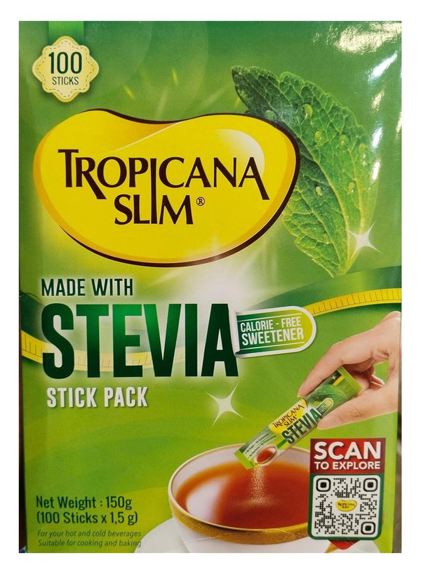 Tropicana Slim Stevia Stick Pack - Sugar Free Sweetener