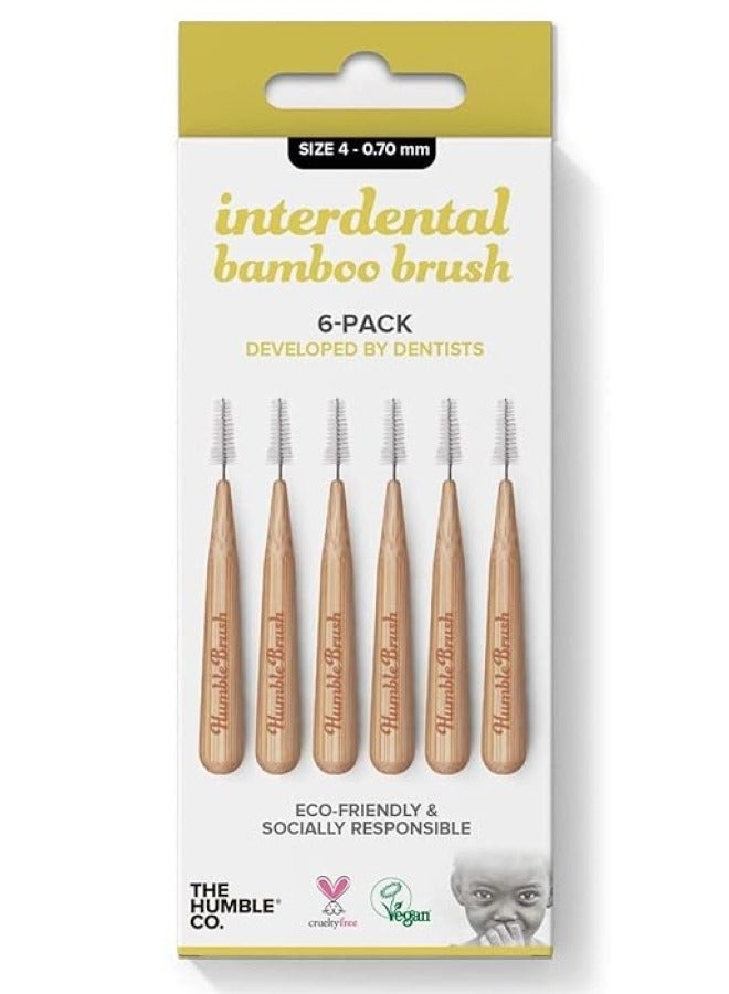 The Humble Co. Bamboo Interdental Brush - Size 4-0.70 MM