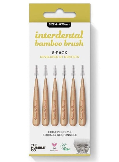 The Humble Co. Bamboo Interdental Brush - Size 4-0.70 MM