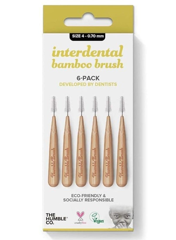 The Humble Co. Bamboo Interdental Brush - Size 4-0.70 MM