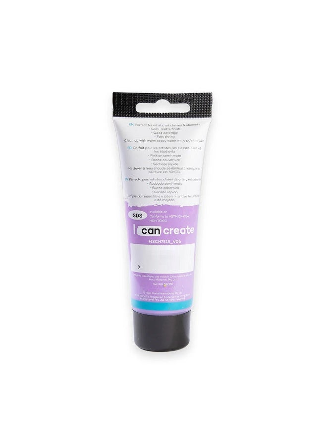 Mont Marte Light Purple Acrylic Paint 75 ML Tube