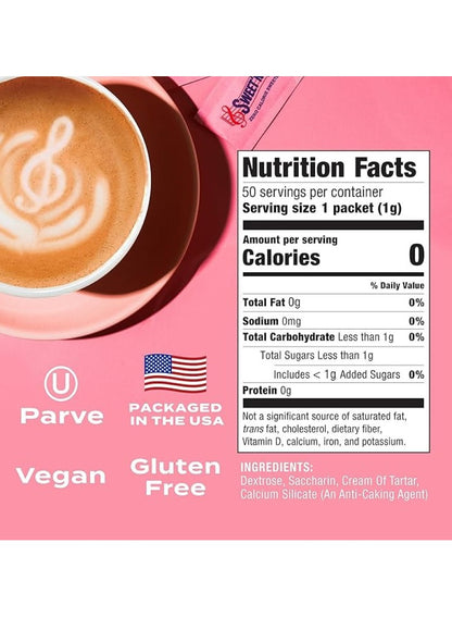 calorie sweetener, cereal sweet, coffee tea, cold drinks, enjoy life, gluten-free, lives since, low remains, low zero, sweet n low, sweet tooth, tested sugar, vegan, zero calorie, zero calorie sweetener