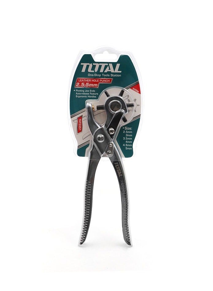 TOTAL Leather Punch 2.5-5mm Quality Tool