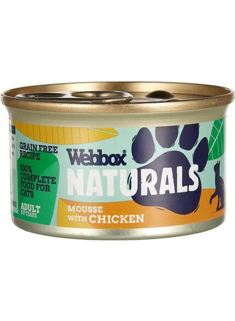 Webbox Natural Cat Mousse With Chicken 85G