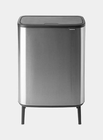Brabantia Fingerprint Proof Touch Bin 60L Matt Steel