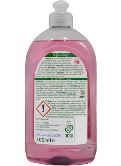 Frosch Dishwashing Gel Raspberry 500 ML