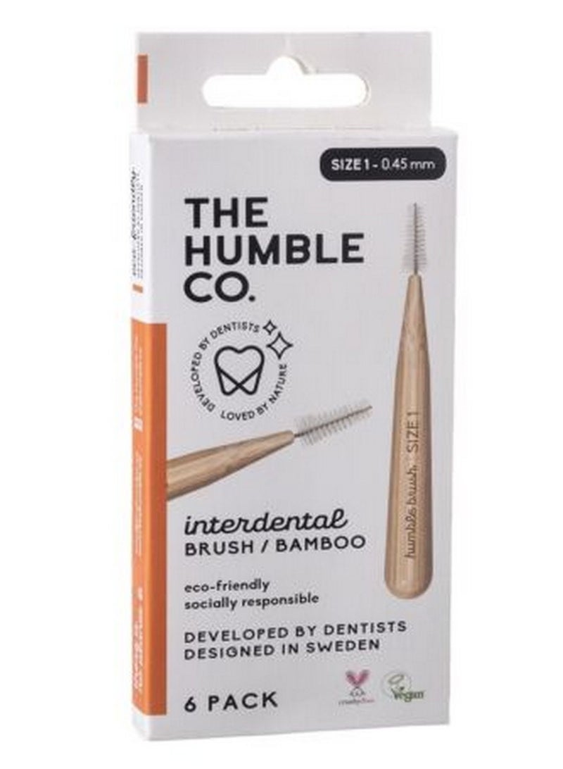 The Humble Co. Interdental Brush Bamboo - Size 1