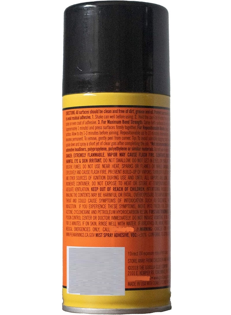 Gorilla Heavy Duty Adhesive Spray 113g Clear