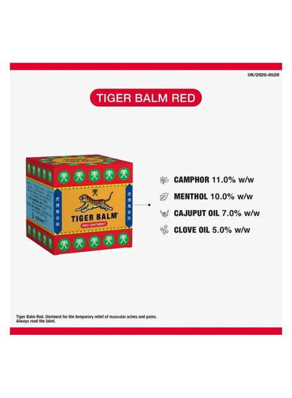 Tiger Balm Red Ointment for Muscle Relief
