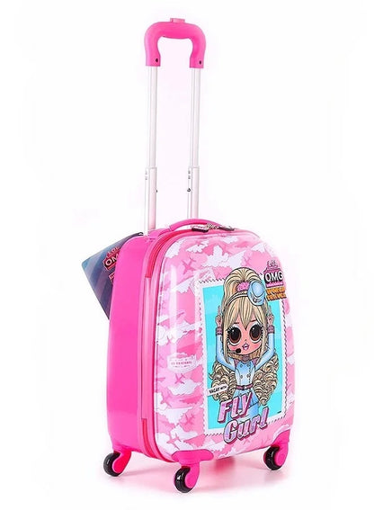 Trucare LOL OMG Fly Gurl Kids Luggage 18 Inches