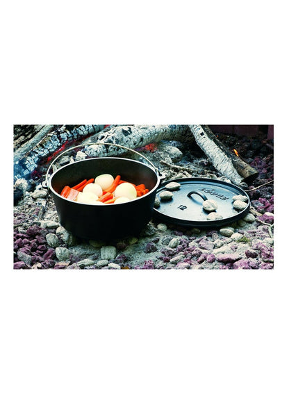 Lodge Cast Iron Deep Camp Dutch Oven 12 Inch