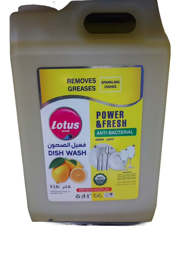 Lotus Alwadi Lemon Power Anti Bacterial Dish Wash
