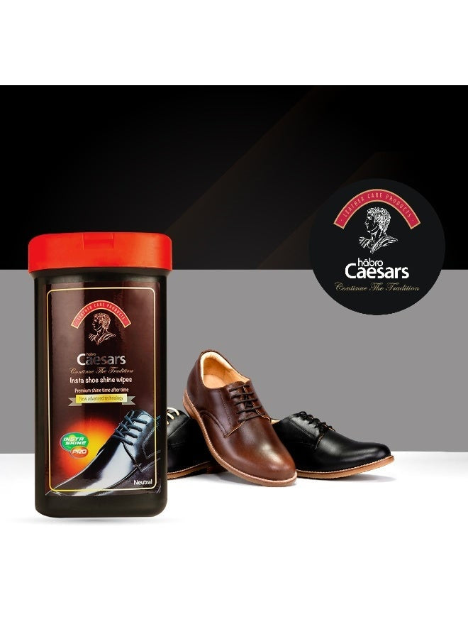 caesars neutral, caesars neutral insta, dust dirt, habro caesar, insta shoe, insta shoe shine, look neat, look safe, neutral insta, neutral insta shoe, shine time, shine wipes, shoe shine, shoe shine wipes, shoes dry