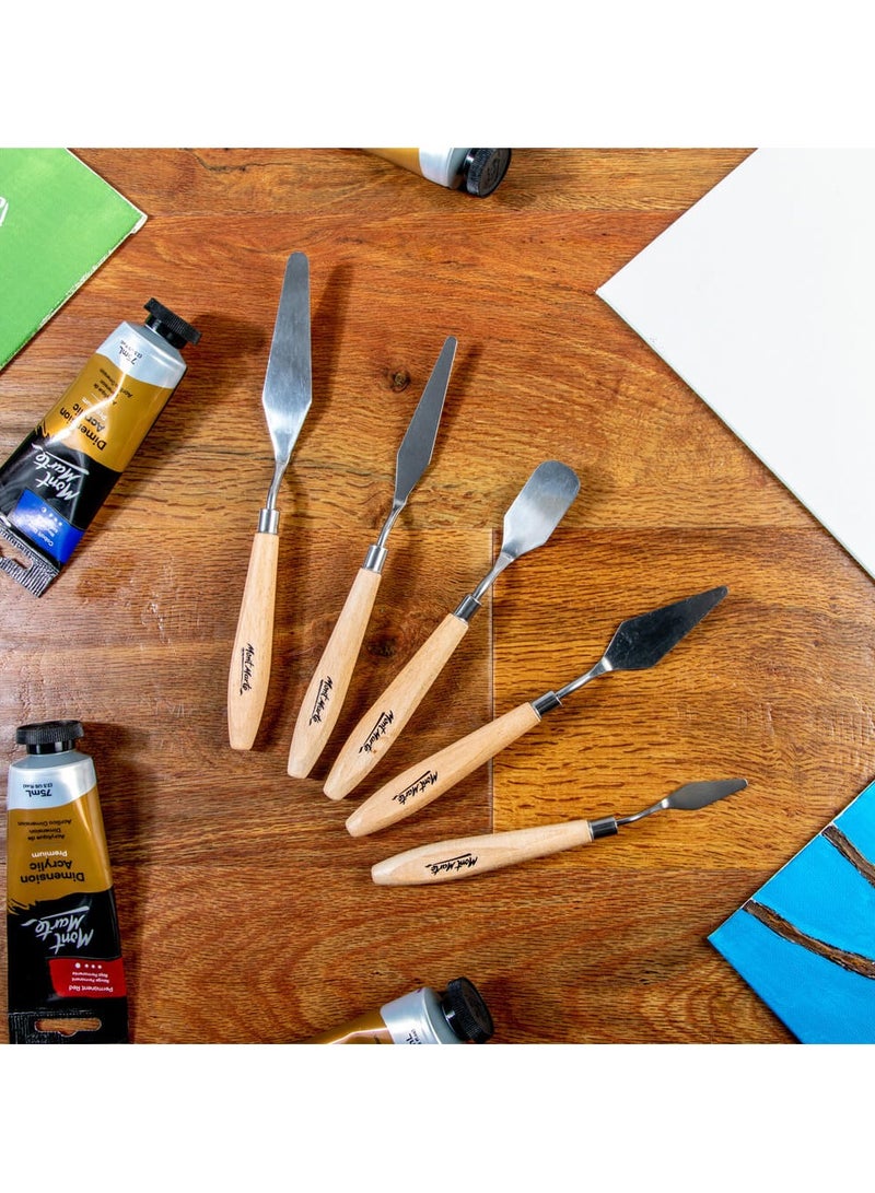 Mont Marte Signature Palette Knife Set 5Pc