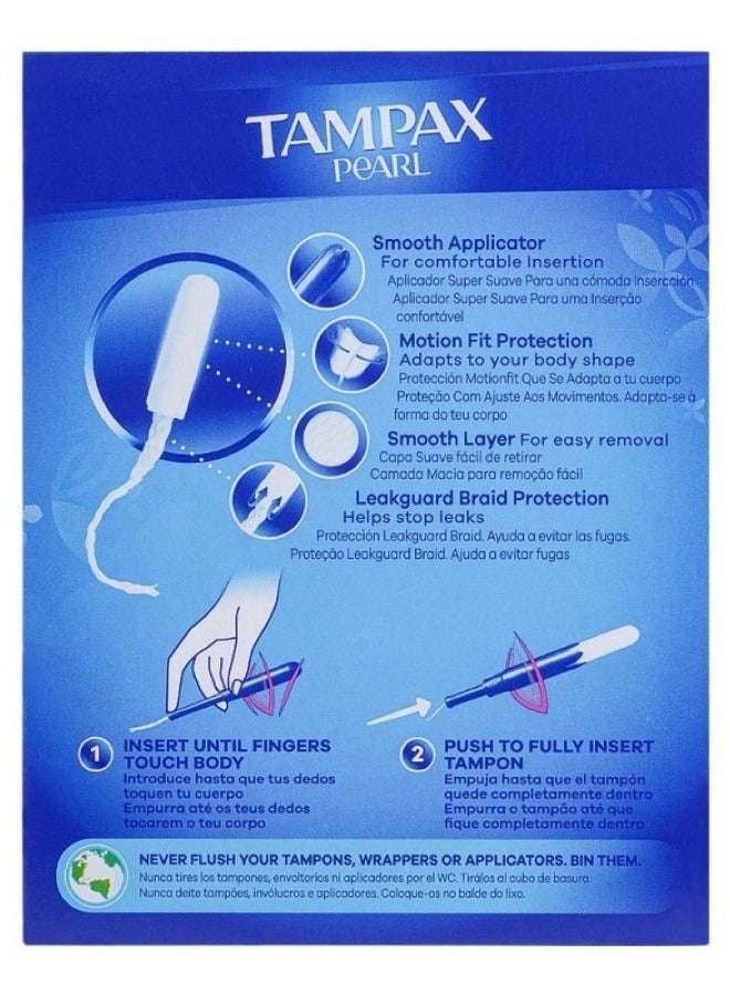Tampax Pearl 3X Comfort Tampoons - 18 Pcs Pack