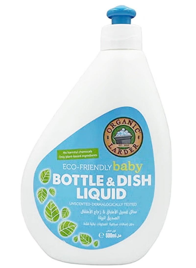 Organic Larder Eco-Friendly Baby Bottle Liquid 500 ML