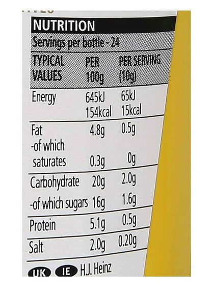 Heinz Yellow Mustard With Honey 240 G