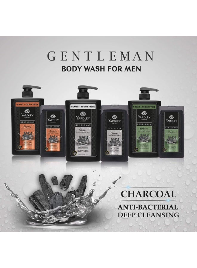 Yardley Body Wash Gentleman Legacy 650 ML