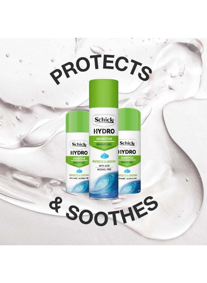 alcohol-free 70g, aloe protects, aloe protects softens, hydro sensitive, hydro sensitive shave, protects softens, protects softens soothes, schick, sensitive shave, sensitive shave gel, shave gel, softens soothes, softens soothes alcohol-free, soothes alc
