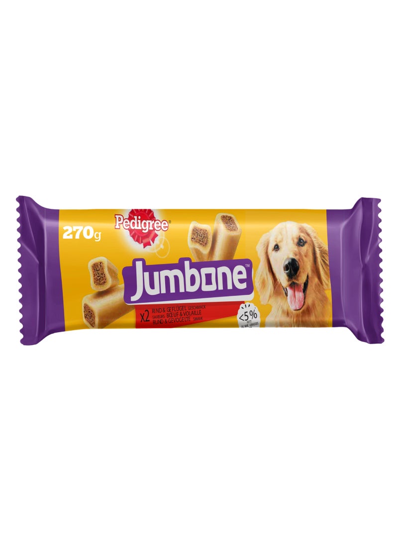Pedigree Jumbone Dog Treats Multicolour 180g