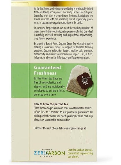 antioxidant rich, bags fresh, bags fresh flavor, earth s finest, flavor antioxidant, flavor antioxidant rich, fresh flavor, fresh flavor antioxidant, gluten-free, green tea, organic green, organic green tea, per tea, tea bag, vegan