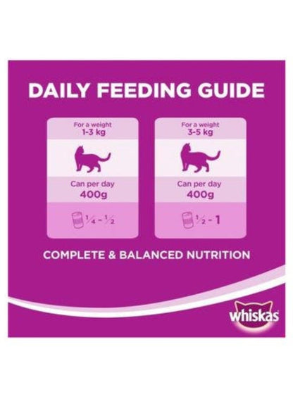 Whiskas Cat Food with Lamb, Turkey & Vegetables 400g