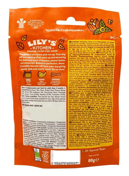 Lily's Kitchen Breaktime Biscuits Dog Treats 80G