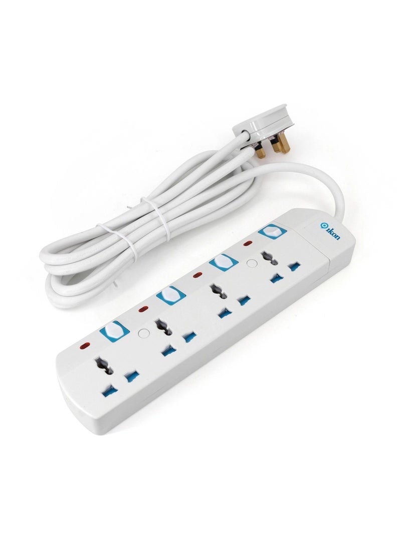 Ikon 4Way Extension With Switch 8M Cable