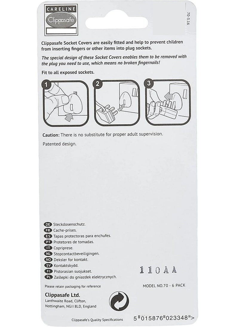 Child Safety Socket Covers - Clippasafe