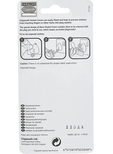 Child Safety Socket Covers - Clippasafe