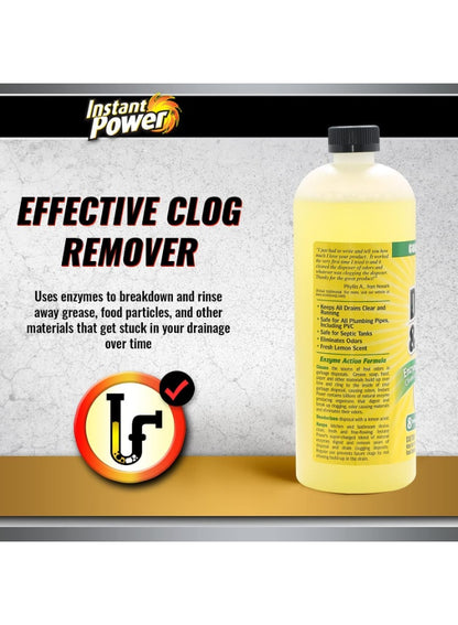 clean clear, cleaner liquid, cleaner liquid lemon, drain cleaner, drain cleaner liquid, instant power, lemon scent, liquid lemon, liquid lemon scent, multi-purpose, order now, safe safe, scent key, scent safe, water flow