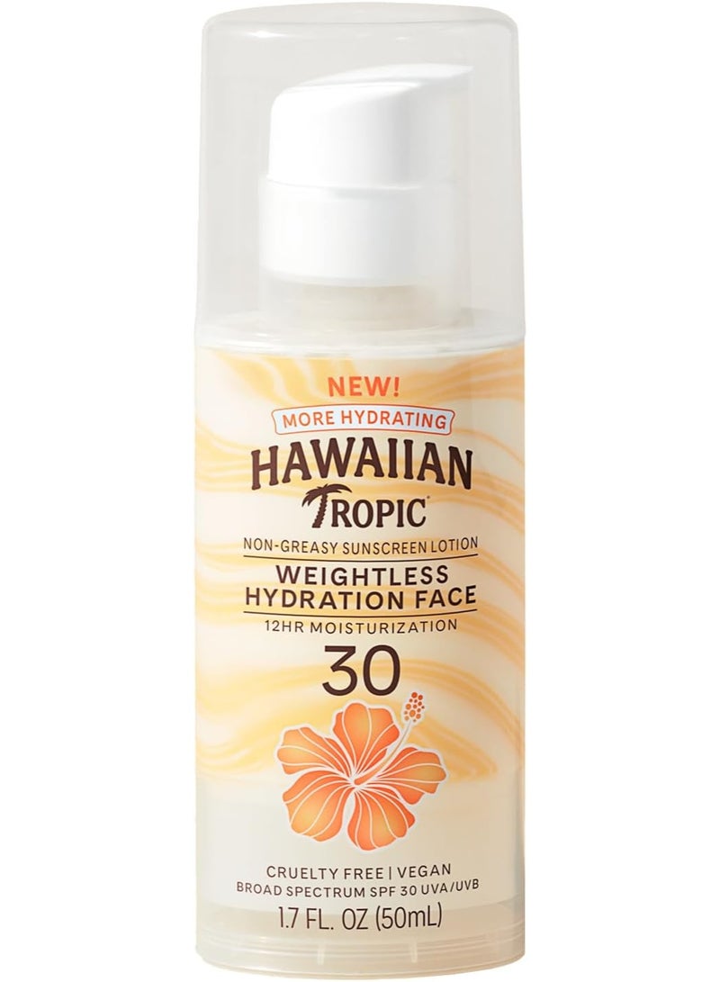 Hawaiian Tropic Oil Free Sunscreen Lotion SPF 30