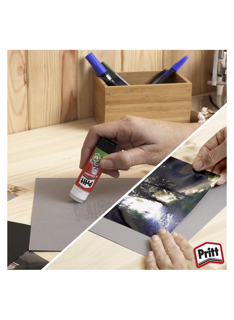 Pritt Transparent Glue Stick 11G X 4
