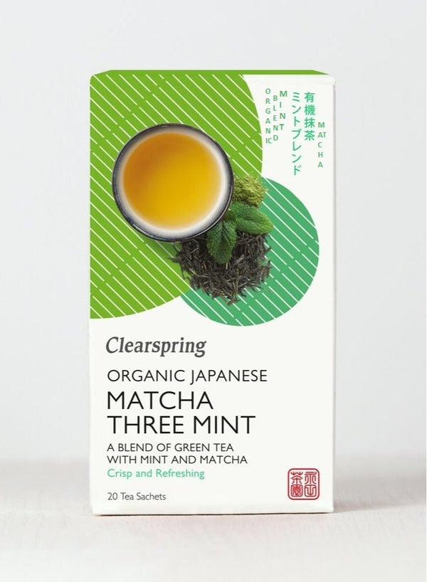 Clearspring Organic Japanese Matcha Three Mint Teabags