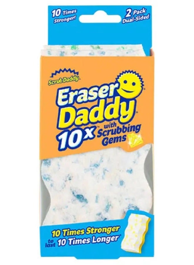 Scrub Daddy Eraser Daddy Scrubbing Gems 2 Pack