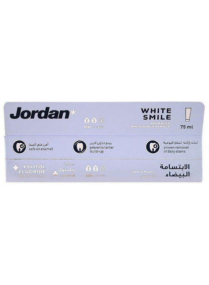 cool dry, dry place, every day, jordan, mint flavour, oral care, safe yes, smile toothpaste, smile toothpaste mint, stain removal, toothpaste mint, toothpaste mint flavour, two 75ml, white smile, white smile toothpaste