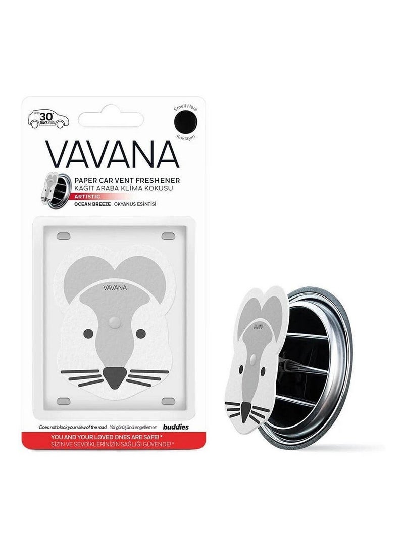 VAVANA Paper Car Vent Freshener Artistic