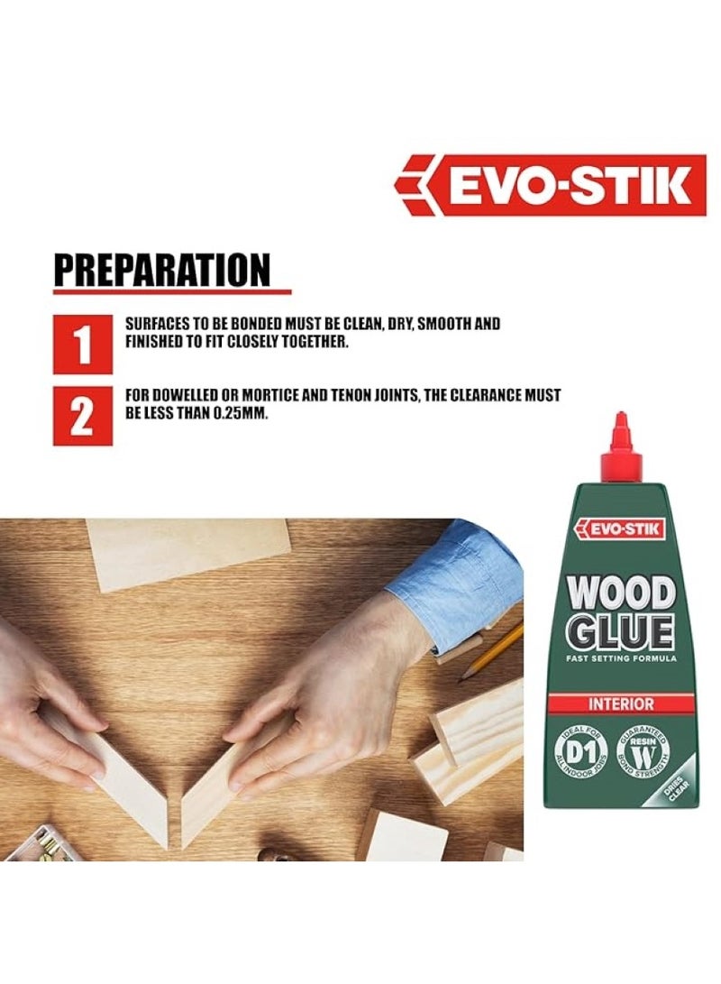 EVO-STIK Wood Glue Extra Strong Fast Setting 125ml