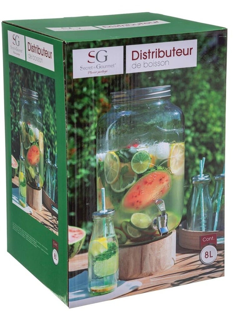 8L Beverage Dispenser by Secret De Gourmet