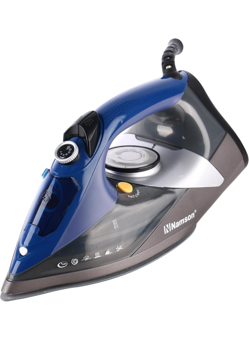 NAMSON 2200W Steam Iron with Ceramic Soleplate