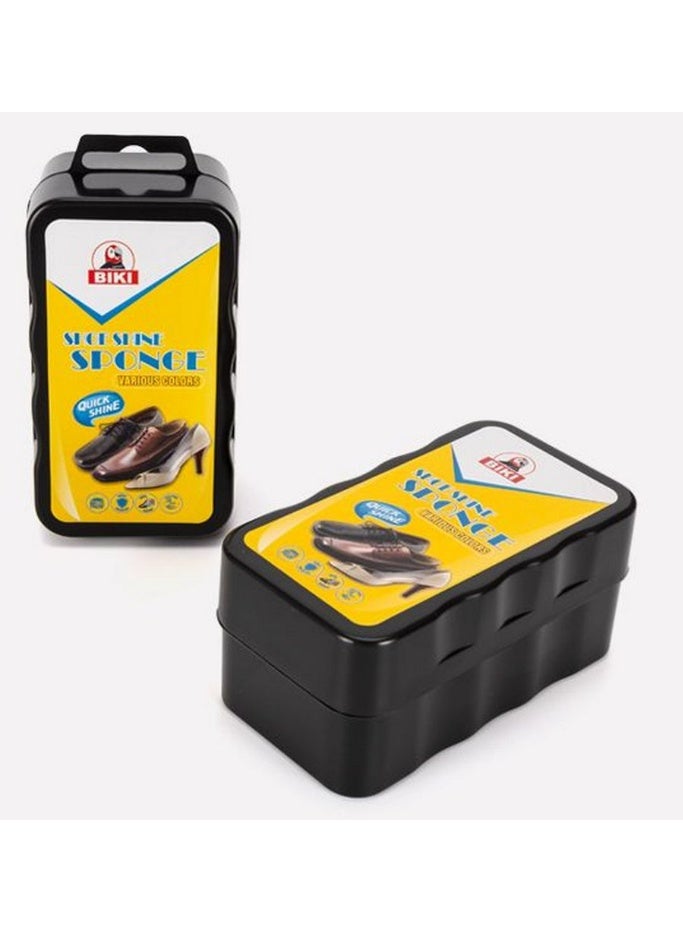 Biki Shoe Shine Sponge - Quick Shine & Protection