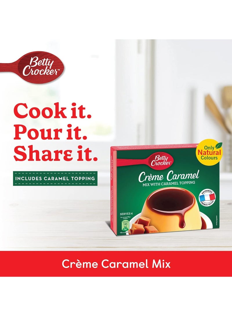 Betty Crocker Creme Caramel Mix with Caramel Topping